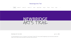Desktop Screenshot of newbridgeartstrail.com