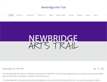 Tablet Screenshot of newbridgeartstrail.com